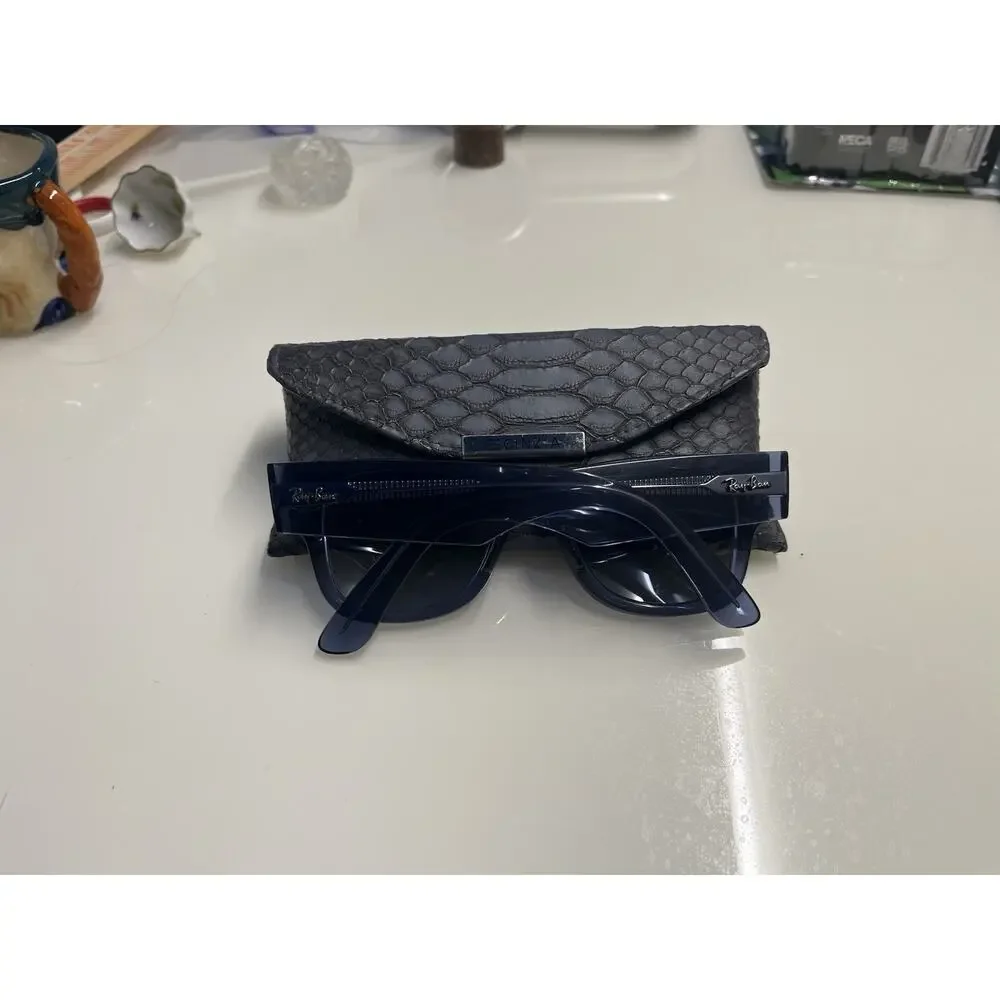 Ray-Ban Mega Wayfarer eyeglasses blue RB0840-S 51-21-145 3N W/case&cloth